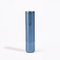 cosmic Blue Odin vaporizer electronic device for flower and cannabis concentrates on a white background