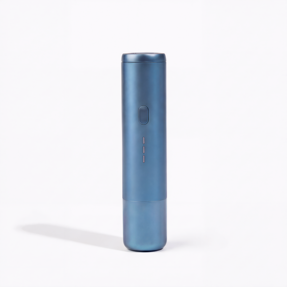 cosmic Blue Odin vaporizer electronic device for flower and cannabis concentrates on a white background